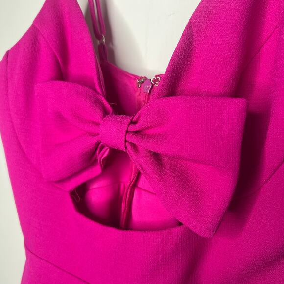 Lulu's Pink Better Bow-lieve It Cutout Skater Mini Dress - Picture 4 of 9
